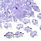 K9 Glass, Imitation Austrian Crystal Beads, Grade AAA, Faceted, Bicone, Lilac, 6x8mm, Hole: 0.7~0.9mm