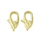 Brass Lobster Claw Clasps, Cadmium Free & Nickel Free & Lead Free, Golden, 11.5x6x3mm, Hole: 1.2mm