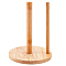 OLYCRAFT 1Set Round Wood Yarn Holder Wood Arts Wood Yarn Holder Handmade Wood Yarn Dispenser Classic Knit Wooden Spinning Yarn Wooden Frame Knitting Tool for Knitting Craft