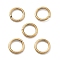 Ion Plating(IP) 304 Stainless Steel Open Jump Rings, Real 18K Gold Plated, 10x1.4mm, Inner Diameter: 7mm