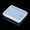 Transparent Plastic Bead Containers, Cuboid, Clear, 6.8x5.2x1.1cm