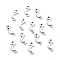 Non-Tarnish 304 Stainless Steel Pendants, Matte Style, Greek Alphabet, Stainless Steel Color, Letter.Z, Letter.Z: 12x5x1.5mm, Hole: 1.5mm