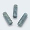 Natural Labradorite Beads, Undrilled/No Hole Beads, Column, 35x11mm