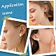 Sunnyclue 1 boîte de 80 clips pour boucles d'oreilles à dos plat STAS-SC0005-67-5