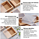 Benecreat 12 упаковка подарочные коробки из крафт-бумаги с матовой крышкой из пвх 10.5x8.5x4 см ящик из крафт-бумаги для торта CON-WH0068-65E-6