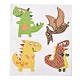 Kits de pegatinas de pintura de diamante de dinosaurio diy para niños DIY-O016-08-2