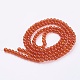 Spray Painted Crackle Glass Beads Strands X-CCG-Q001-6mm-09-2