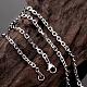 Unisex 316L Surgical Stainless Steel Cable Chain Necklaces NJEW-BB02011-20-3