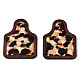 Grands pendentifs en cuir de vachette écologique FIND-N049A-09A-01-1