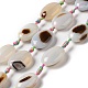 Chapelets de perles d'agate naturelle G-K334-02-2