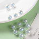 Perles en acrylique transparente X-TACR-S152-15B-SS2113-6