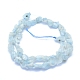 Raw Rough Natural Aquamarine Beads Strands G-I279-B04-2