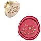 CRASPIRE Wax Seal Stamp Head Bird Removable Sealing Brass Stamp Head for Creative Gift Envelopes Invitations Cards Decoration AJEW-WH0099-297-1