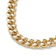 Brass Curb Chain Bracelets X-BJEW-JB05507-02-2