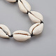 Colliers de perles coquille cauris X-NJEW-JN02293-2