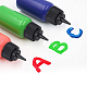 Benecreat 12 packs 4 oz squeeze écrivain flacons applicateurs flacons avec aiguilles en fer et étiquettes autocollantes pour emporte-pièces TOOL-BC0008-67C-7