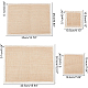 Прямоугольный коврик из джутовой ткани AJEW-WH0180-39-2