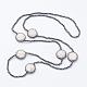 Colliers de perles en hématite synthétique sans magnétiques NJEW-D284-01-1