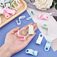 GORGECRAFT 4 Colors 40PCS Clothes Hanger Connector Hooks Closet Hangers Organizer Plastic Cascading Linking Extender Clips Accessory for Heavy Duty Clothes Closet Plastic Hangers KY-GF0001-12-3