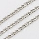 304 Stainless Steel Twisted Chains Curb Chain CHS-K001-25A-1