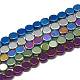 Chapelets de perles en hématite synthétique sans magnétiques G-Q486-102-1
