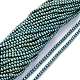 Chapelets de perles en verre électroplaqué EGLA-K014-A-FP06-1