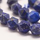 Chapelets de perles en lapis-lazuli naturel G-E359-12-8mm-1