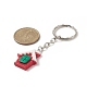 Porte-clés pendentif en résine sur le thème de noël KEYC-JKC00443-4