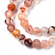 Naturelles et synthétiques mélangées perles de pierres précieuses brins G-D080-A01-02-31-3