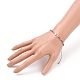 Bracelets réglables de perles tressées avec cordon en nylon BJEW-JB05625-6