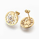 Ensembles de bijoux avec pendentifs en 304 acier inoxydable et clous d'oreille SJEW-F184-01-5