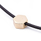 Adjustable Cowhide Leather Cord Bracelets BJEW-JB04373-01-2