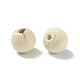 (vente de clôture défectueuse : repéré) perles de bois naturel non finies WOOD-XCP0001-57-2
