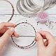 BENECREAT 250 Loop Jewelry Wire Platinum Memory Beading Wire Bangle Bracelet Wire for Wire Wrap DIY Jewelry Making (22 Gauge TWIR-BC0001-15P-5