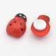 Ladybug Wood Cabochons WOOD-D011-03A-1
