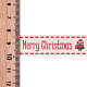 Einseitig bedruckte Weihnachtsbänder aus Baumwolle SRIB-T009-01D-4