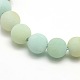 Frosted Round Natural Flower Amazonite Beads Strands G-E302-113-4mm-2