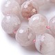 Chapelets de perles de quartz naturel G-E524-07-25mm-3