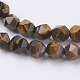 Natürlichen Tigerauge Perlen Stränge G-J372-26-6mm-3