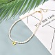 Heart Pendant Necklace for Girl Women NJEW-JN03682-02-3