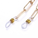 Chaînes de câble de fer / chaînes de trombones chaînes de lunettes X-AJEW-EH00019-2