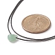 Natural & Synthetic Mixed Gemstone Teardrop Pendant Double Strand Necklace for Women NJEW-JN04257-6