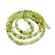 Natürlichen grünen Granat Perlen Stränge G-P457-A04-25-3