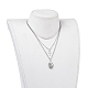 304 Stainless Steel Tiered Necklaces NJEW-JN02821-5