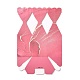 紙菓子箱  ジュエリーキャンディー結婚披露宴ギフト包装  リボン付き  六角形の花瓶  大理石模様  7.25x7.2x13.1cm CON-B005-11A-3