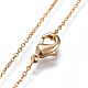Brass Pendant Necklaces NJEW-JN02386-10