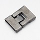 Tibetan Style Alloy Snap Lock Clasps TIBEB-A101306-B-LF-1