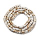 Electroplated Natural Howlite Bead Strands G-D470-01D-2