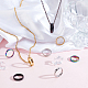 Dicosmetic 8 pz 4 colori 304 semplici anelli a fascia semplice in acciaio inox per le donne RJEW-DC0001-01-4