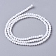 Brins de perles de verre opaque givré FGLA-G002-A11-2